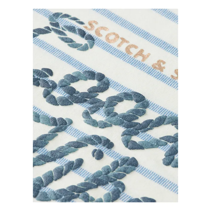 Scotch & Soda T-shirt Good Vibes | Blanc