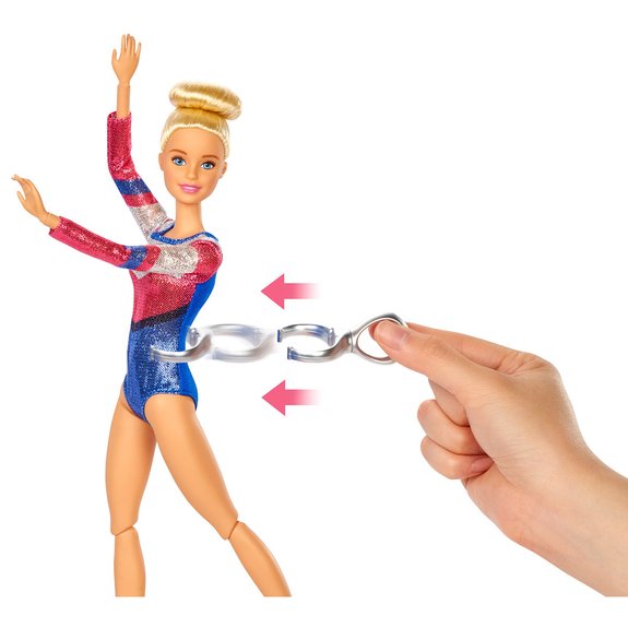Coffret Poupée Barbie gymnastique
