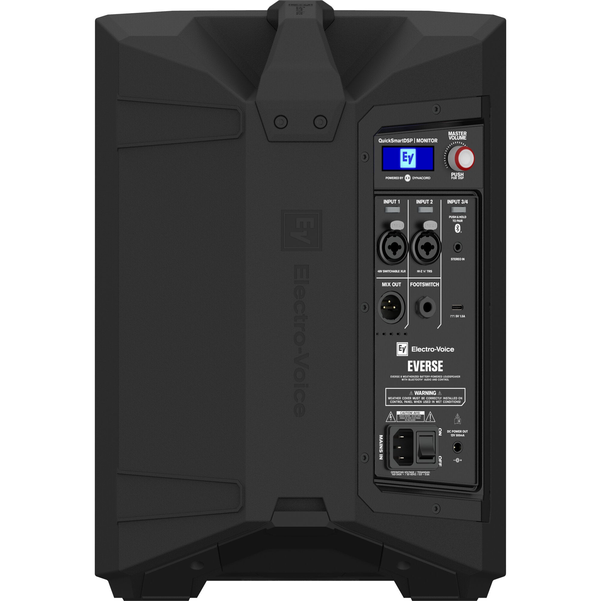 Electro-Voice Everse 8 weersbestendige mobiele accu-speaker (zwart)