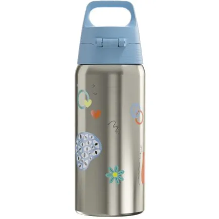SIGG Edelstahl Trinkflasche Shield Therm ONE Whale Friend 0.5 L