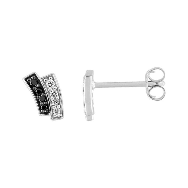 Boucles d'oreilles Femme - Oxyde de zirconium - Argent 925