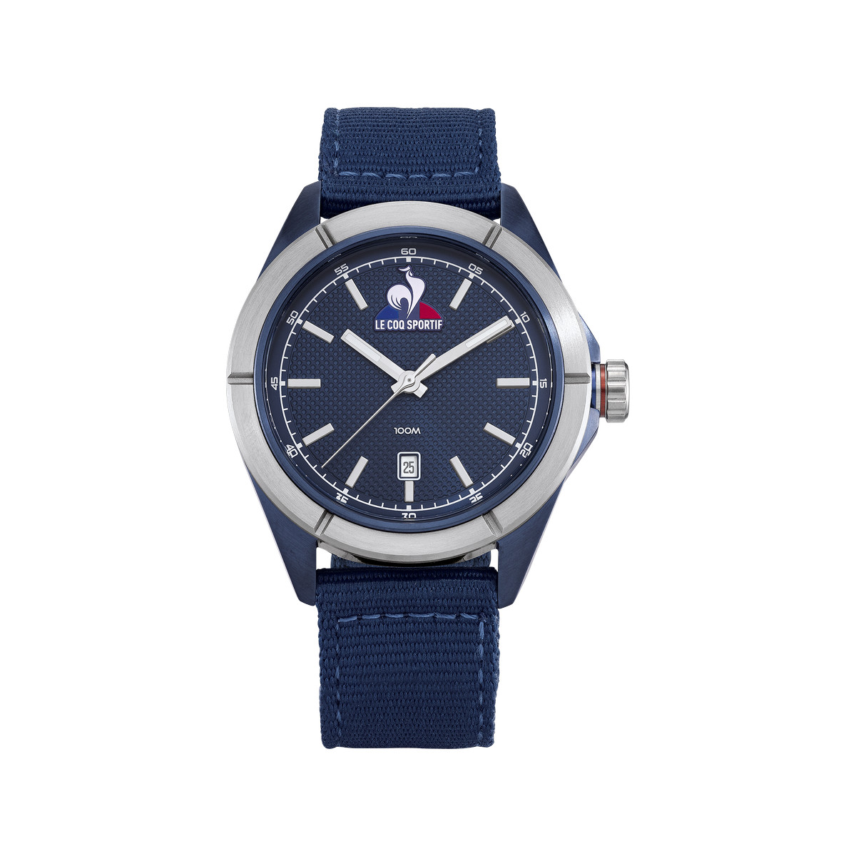 Montre LE COQ SPORTIF essentiel homme bracelet tissu bleu