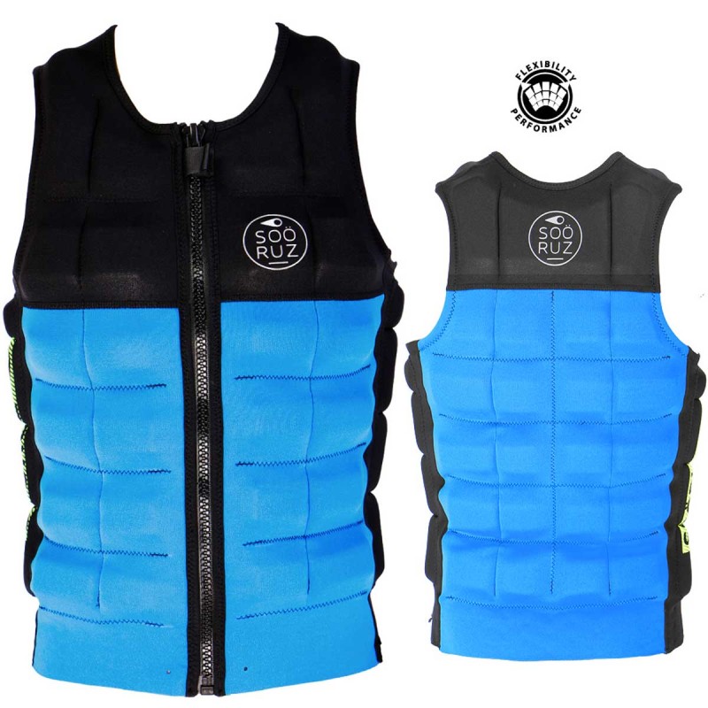 Impact Vest Sooruz Wakevest Zip 1/1 Vamp+ 2017, Blue - The Corner Shop