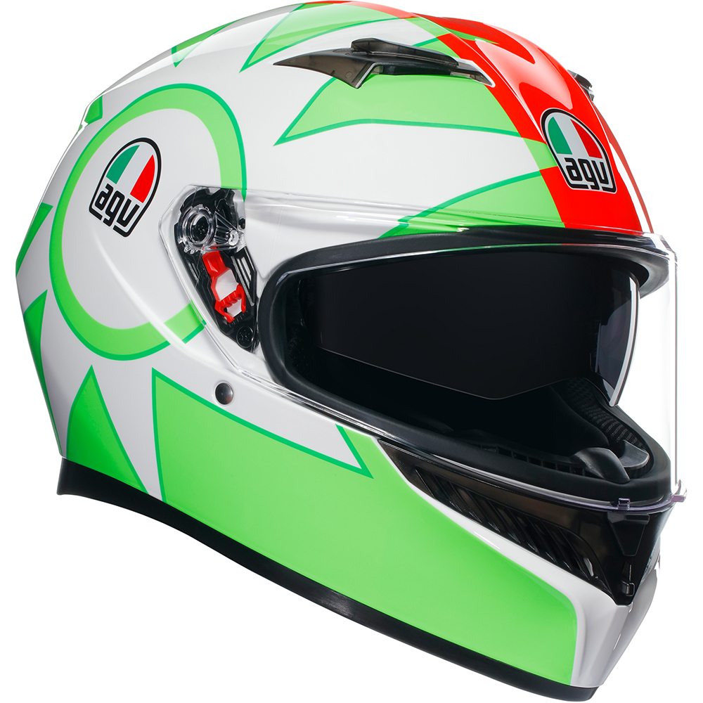 AGV - Casque K3 Rossi Mugello 2018 Vert / Blanc / Rouge