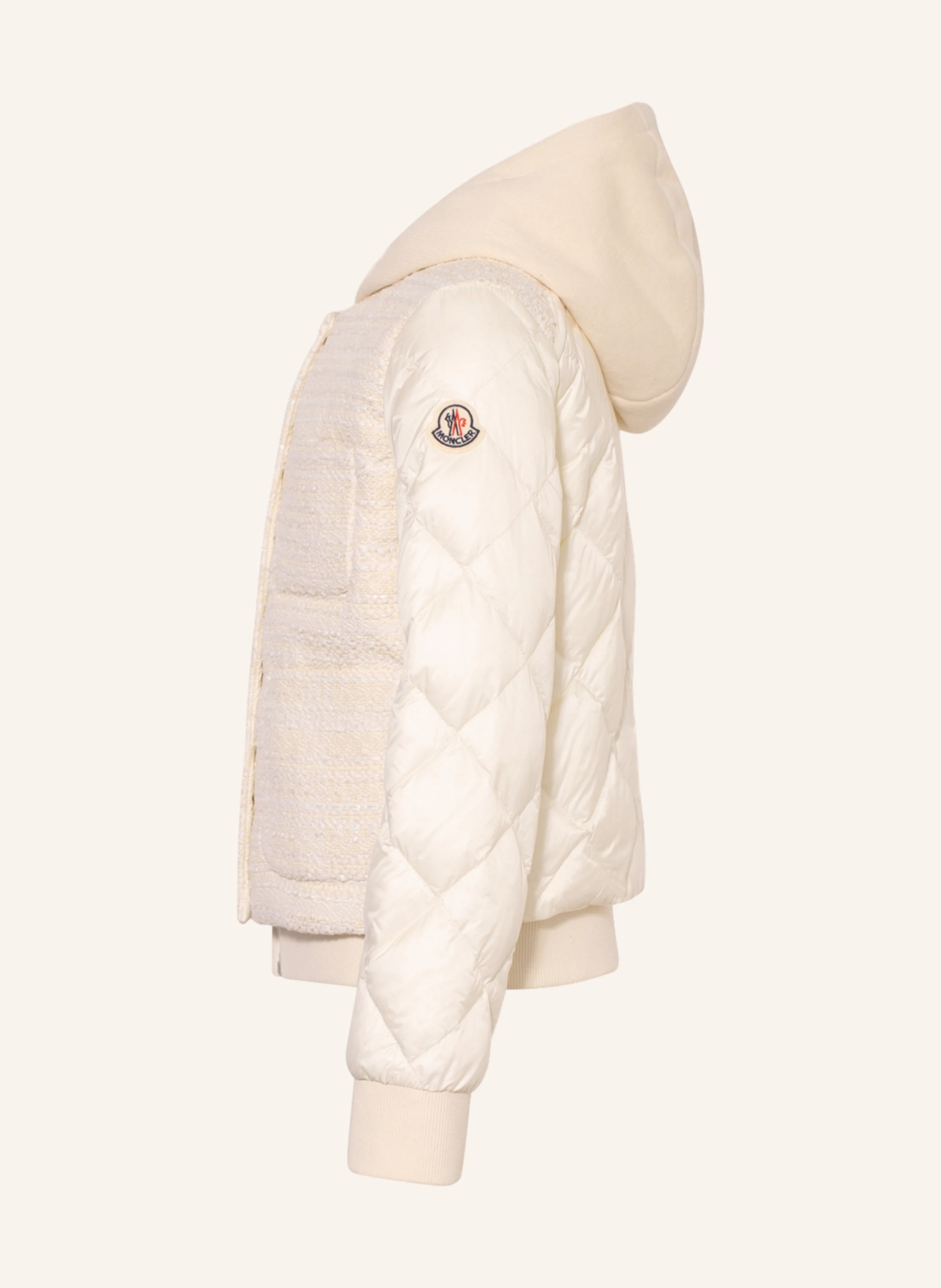 MONCLER enfant Daunenjacke im Materialmix