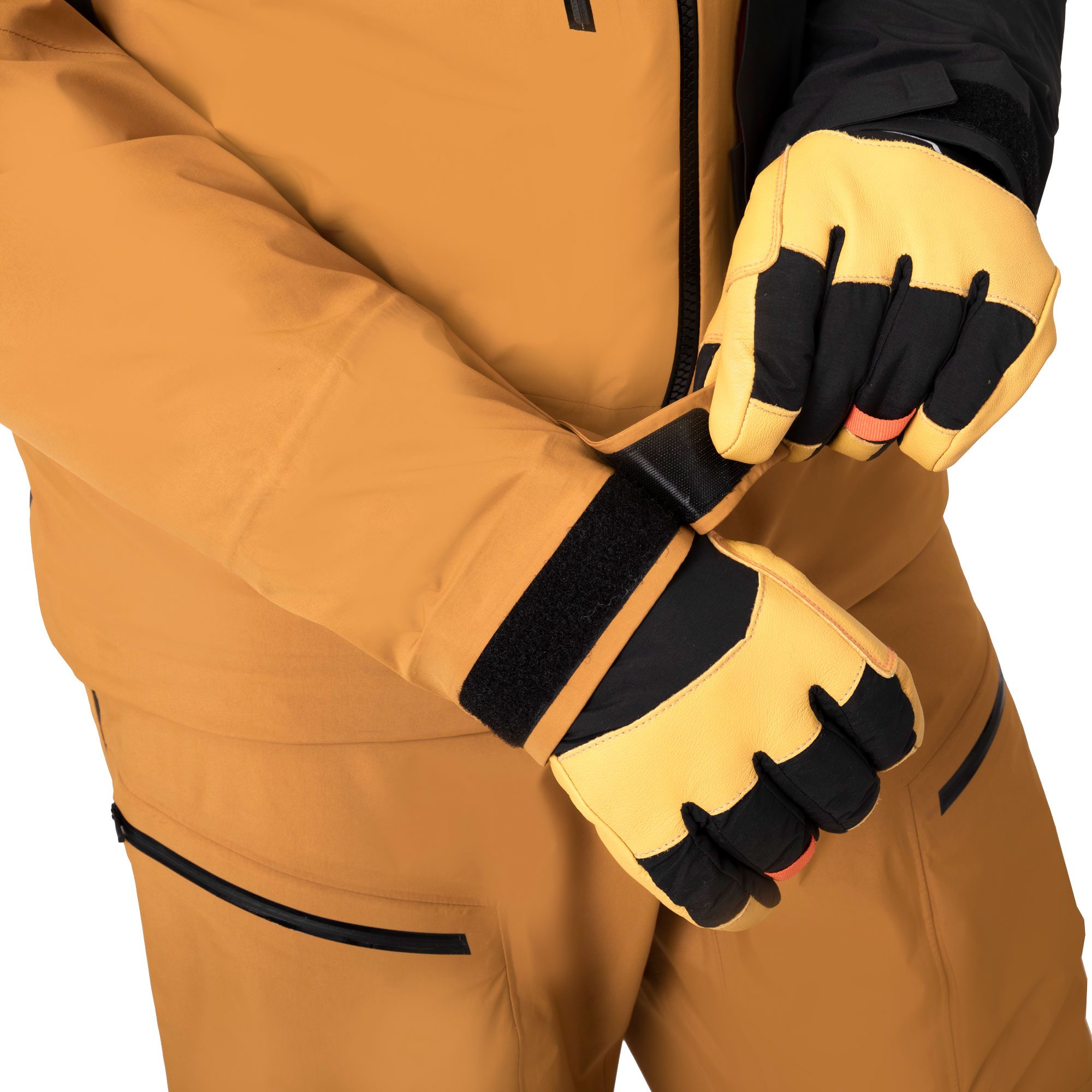 SALEWA Sella 3L PTX Hardshelljacke Herren golden brown