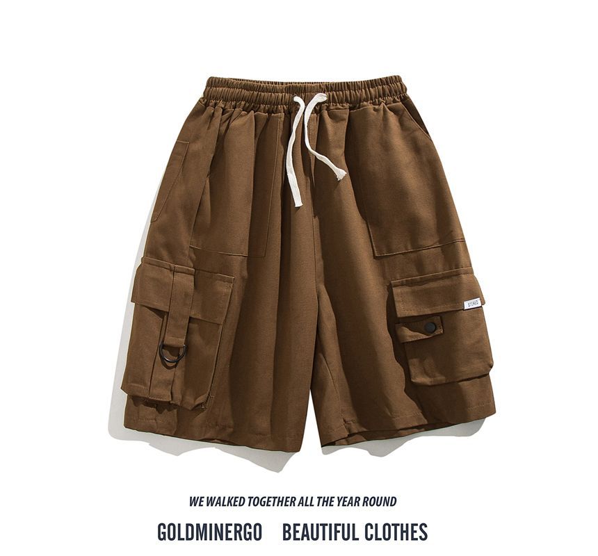 Yelmenor - Losse cargoshorts met elastische taille