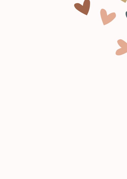 Papercute | Valentijnskaart | harten | liefste kleindochter