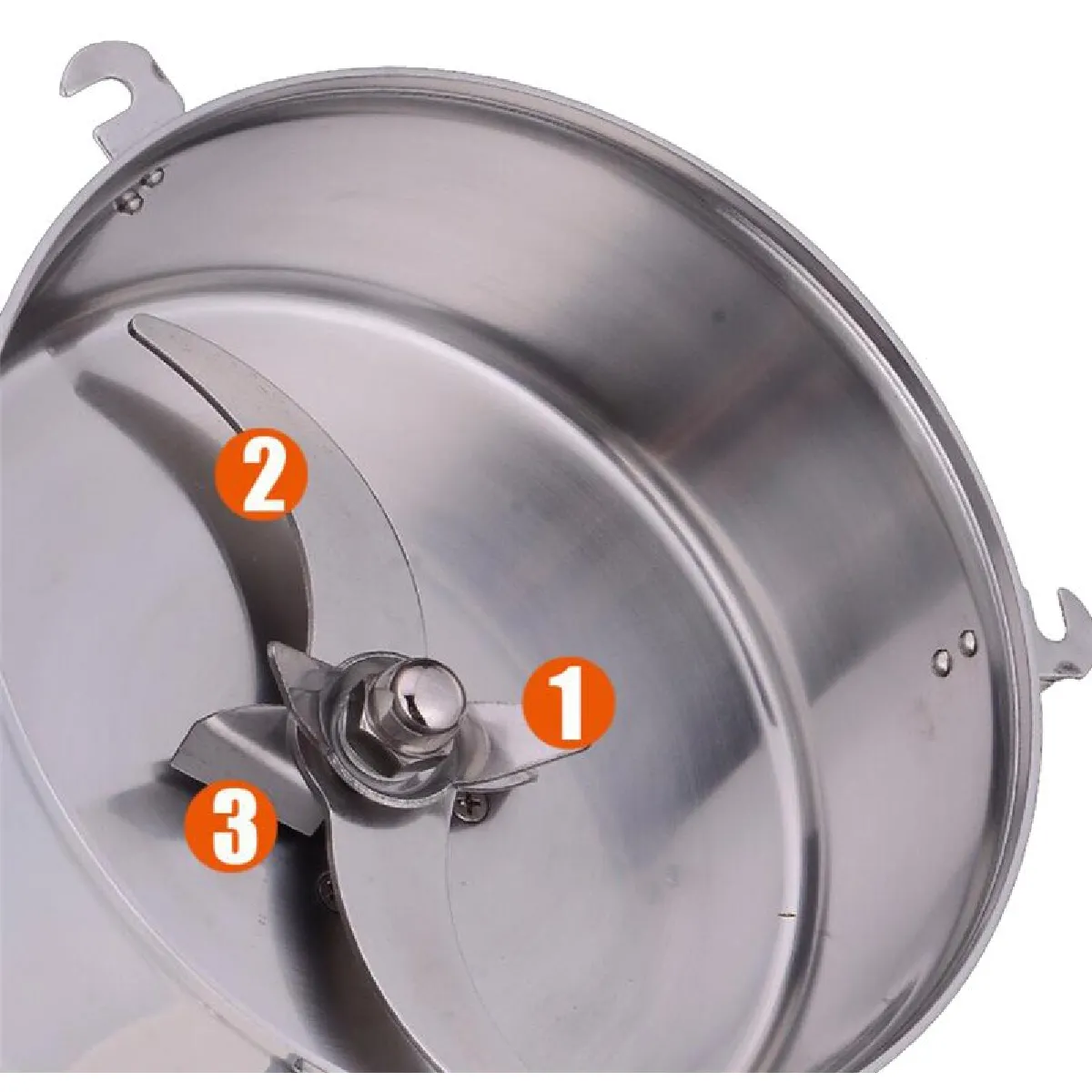 Universal Moulin électrique multifonctionnel de 1000g - Argent