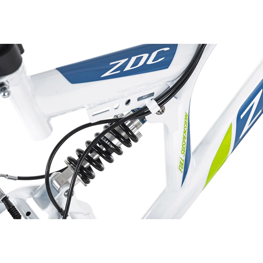 KS Cycling Mountainbike ATB Fully 26 Zoll Zodiac Weiß-Grün