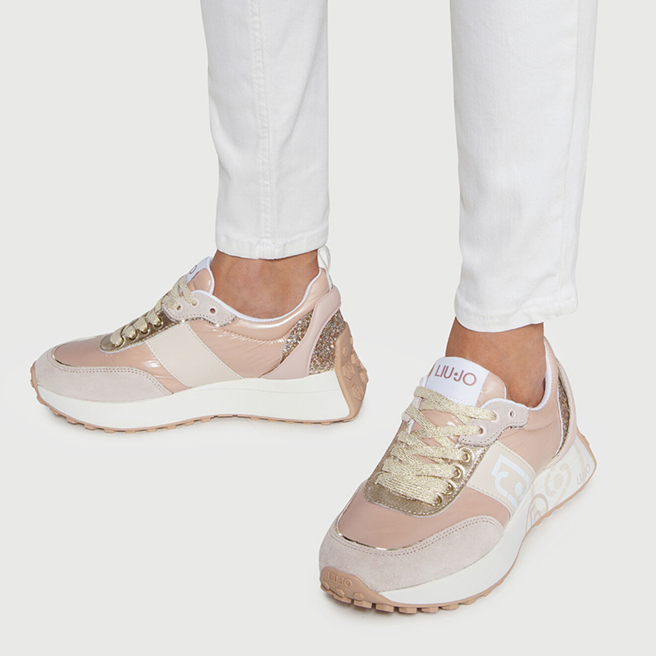 Liu-Jo Sneakers Lolo rose/doré