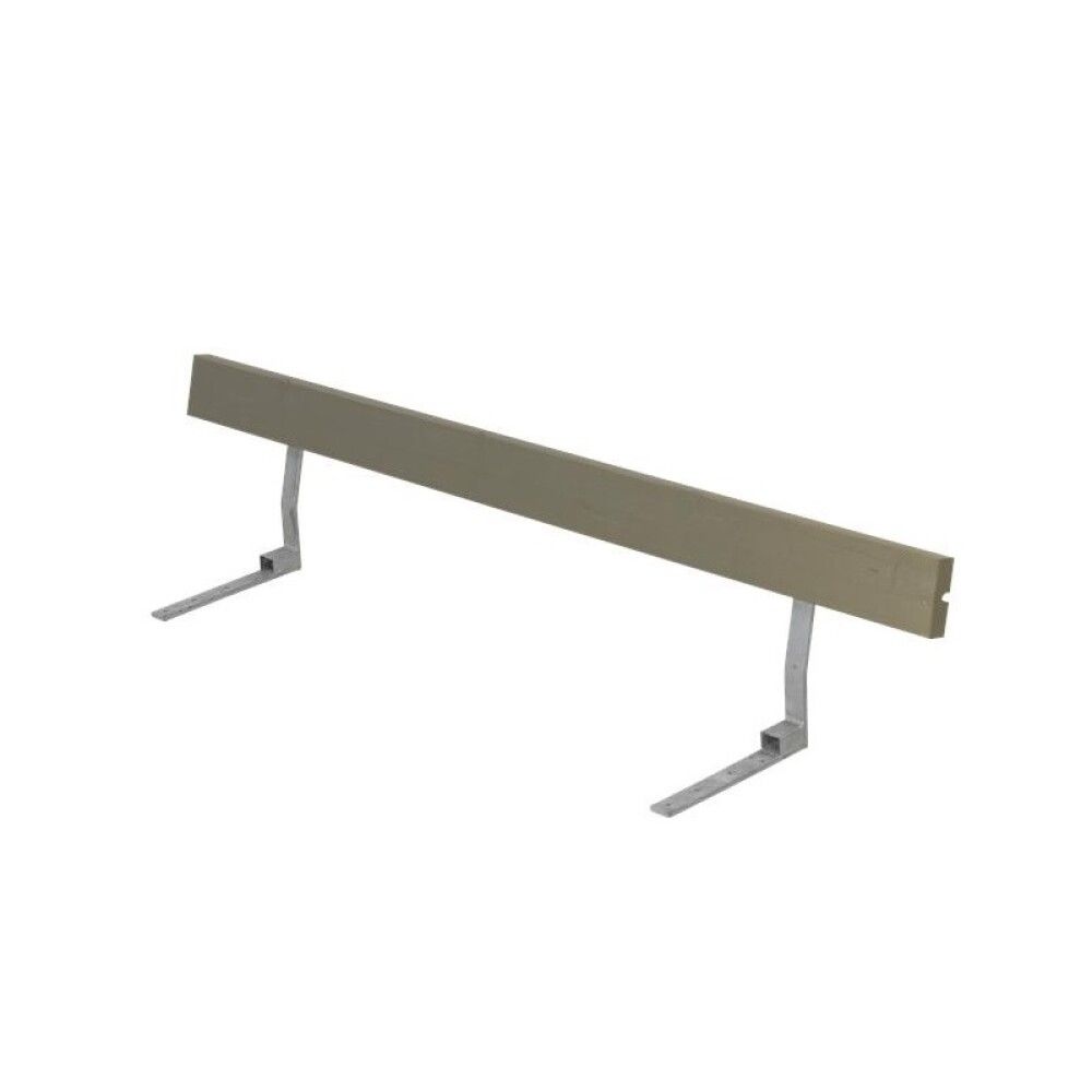 RYGGSTØTTE PLUS BASIC 110CM GRÅBRUN