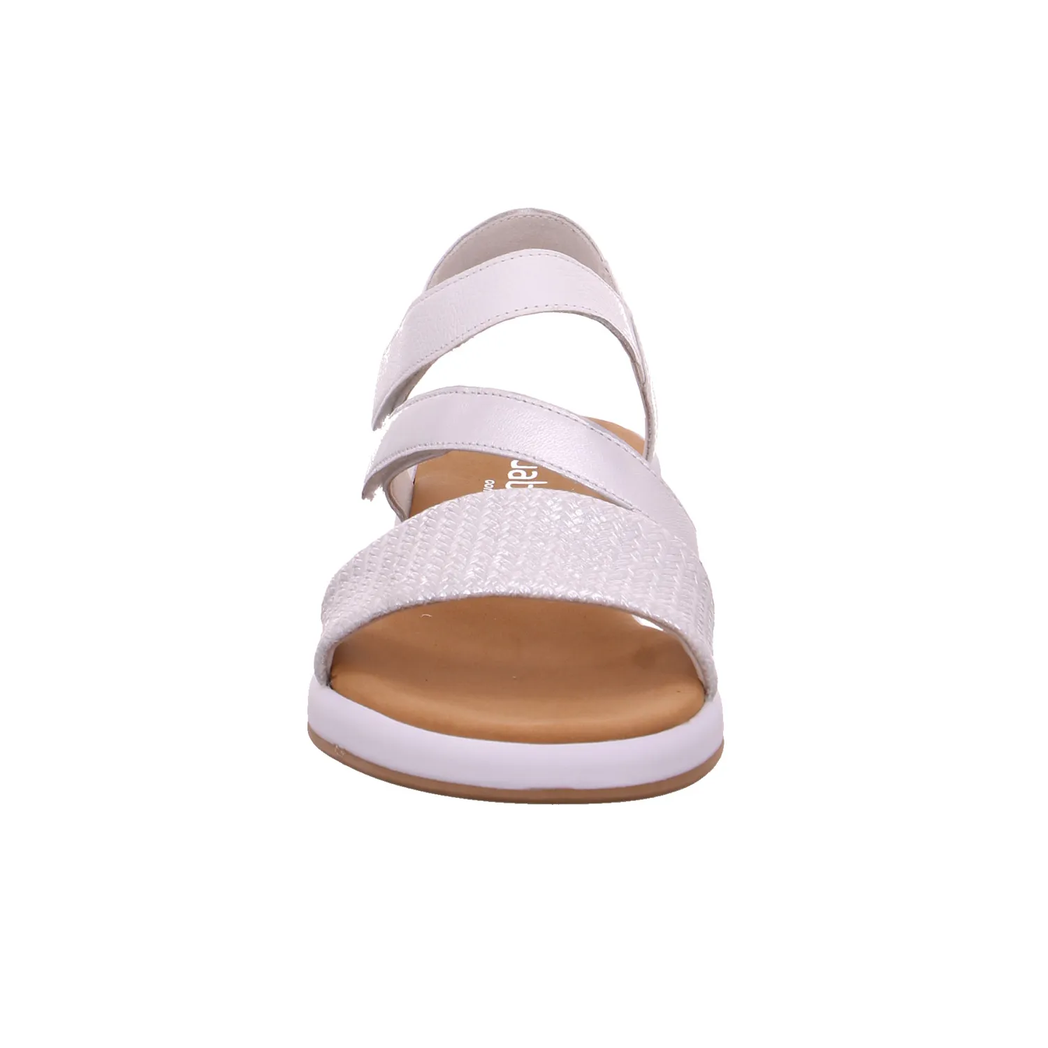 GABOR Sandalette Silber Leder