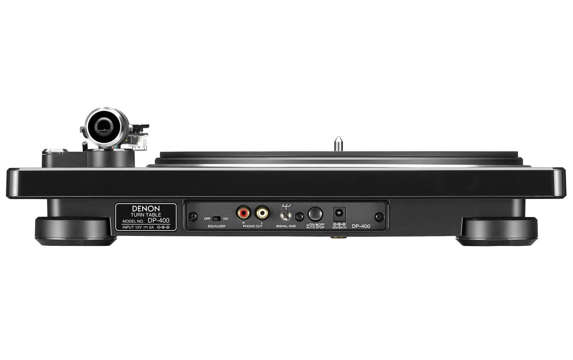 Plattenspieler DP-400 Schwarz<br>Hi-Fi-Plattenspieler