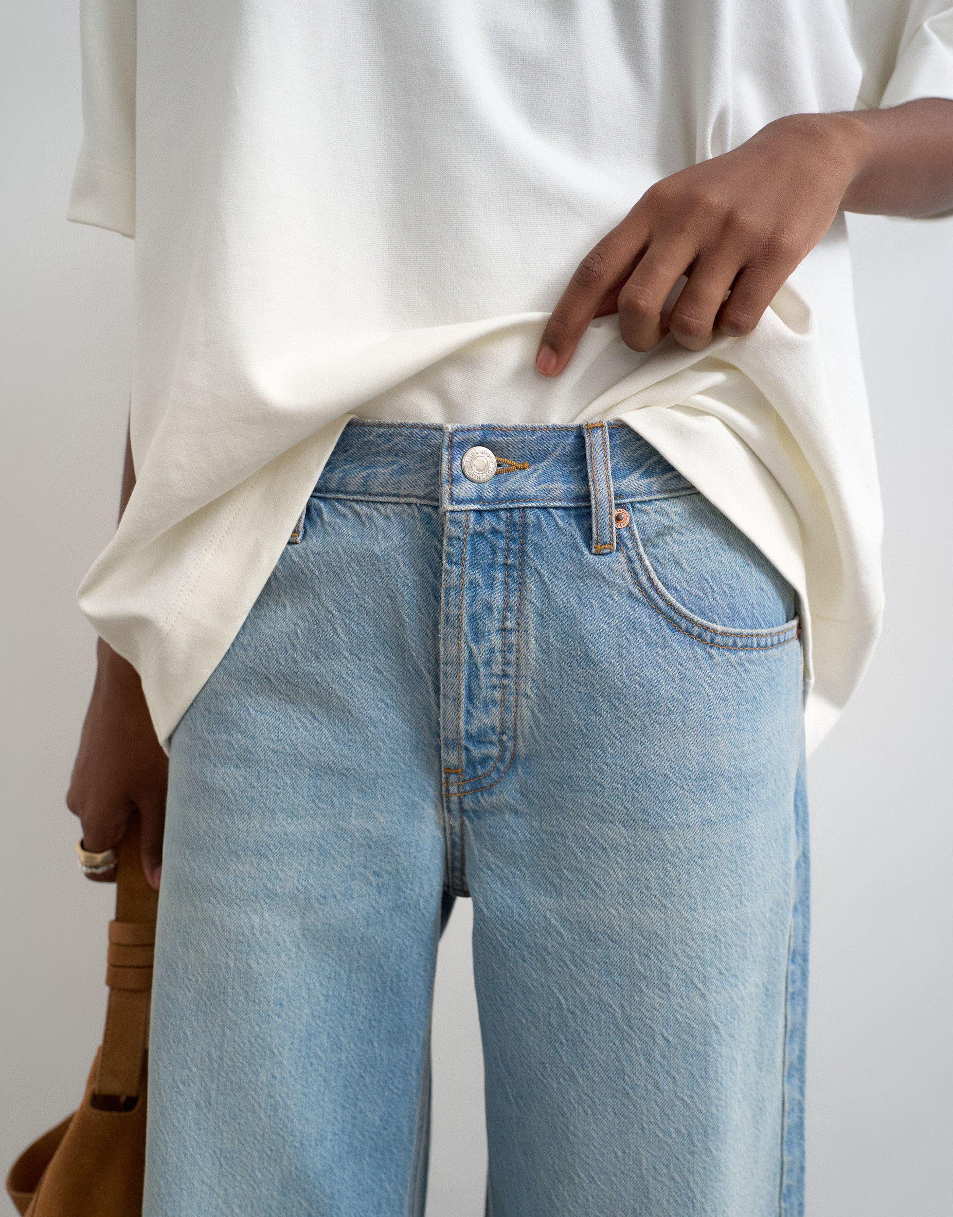 TSHORIZON Mid rise Wide leg fit Jeans