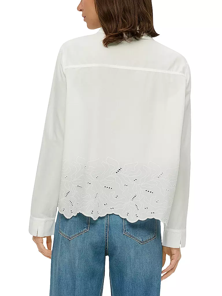 S.OLIVER Bluse weiss