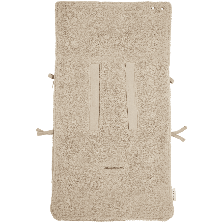 MEYCO Fußsack Teddy - Sand - 40 x 82 cm