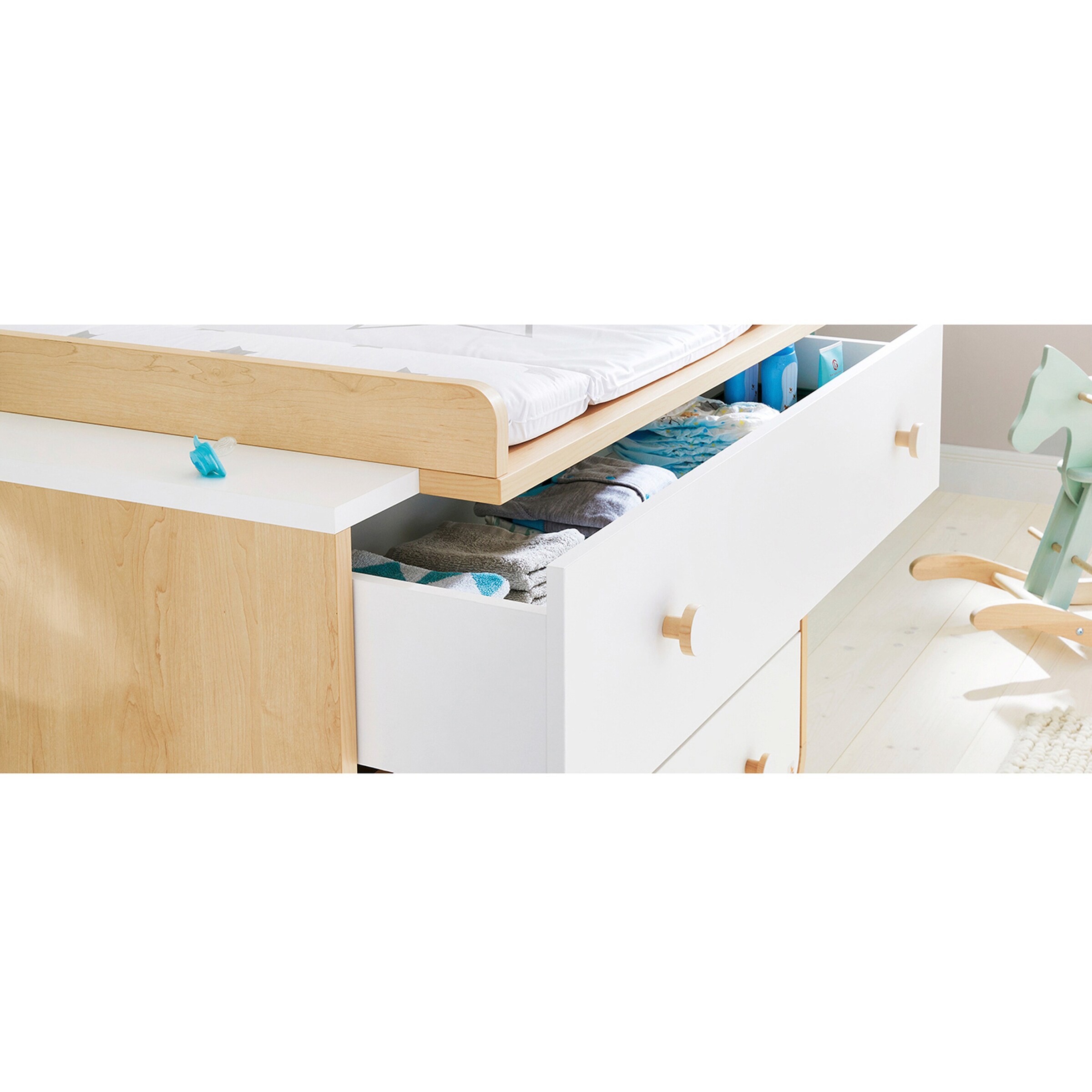 Pinolino 3-tlg. Babyzimmer Round breit groß