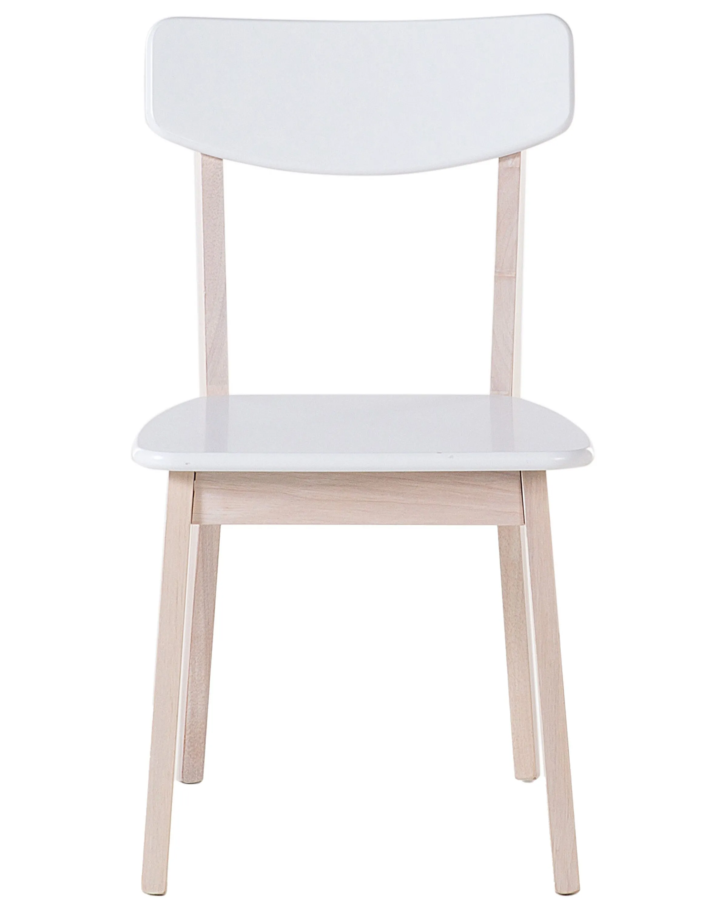 Set van 2 eetkamerstoelen SANTOS Wit