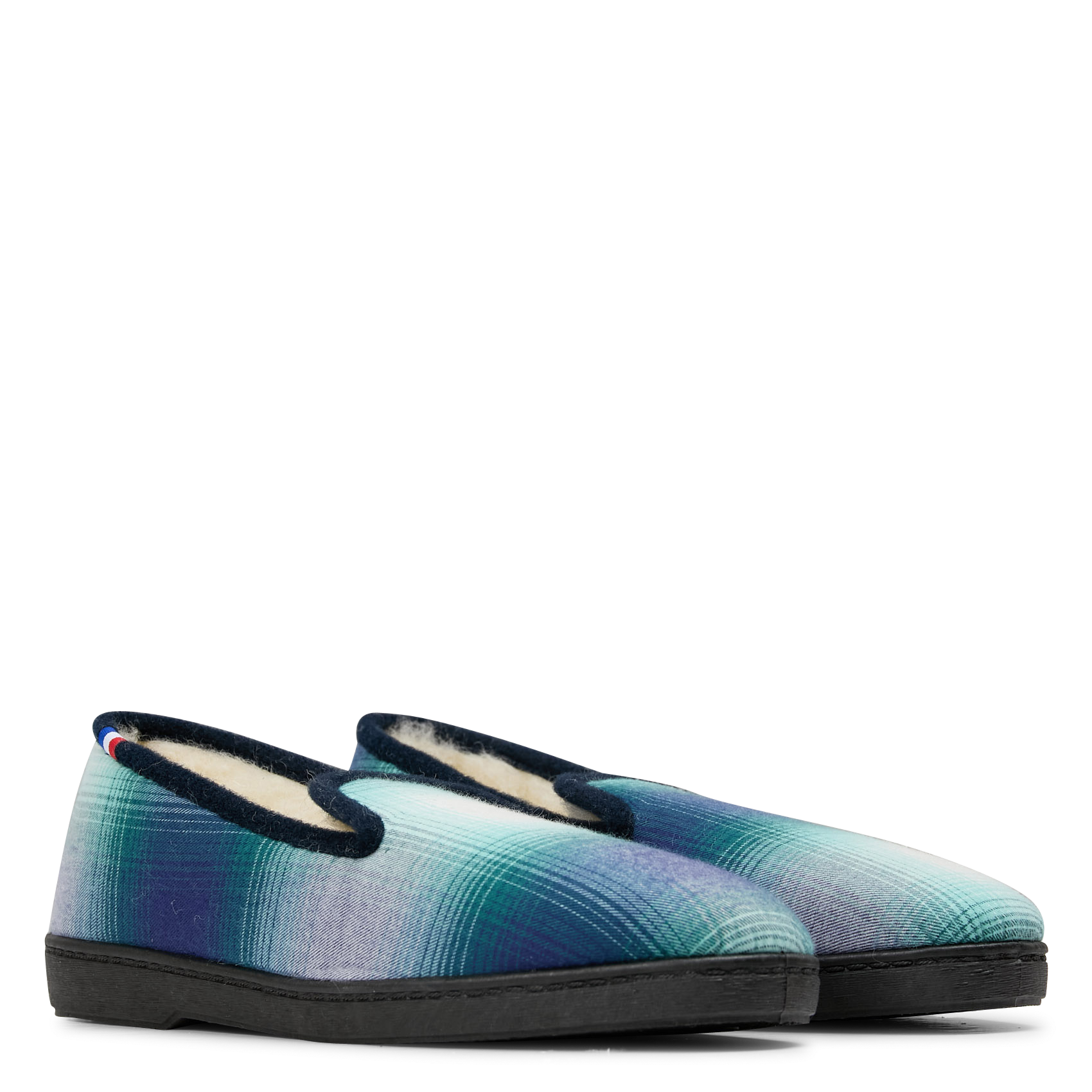 Chaussons imprimés | Bleu