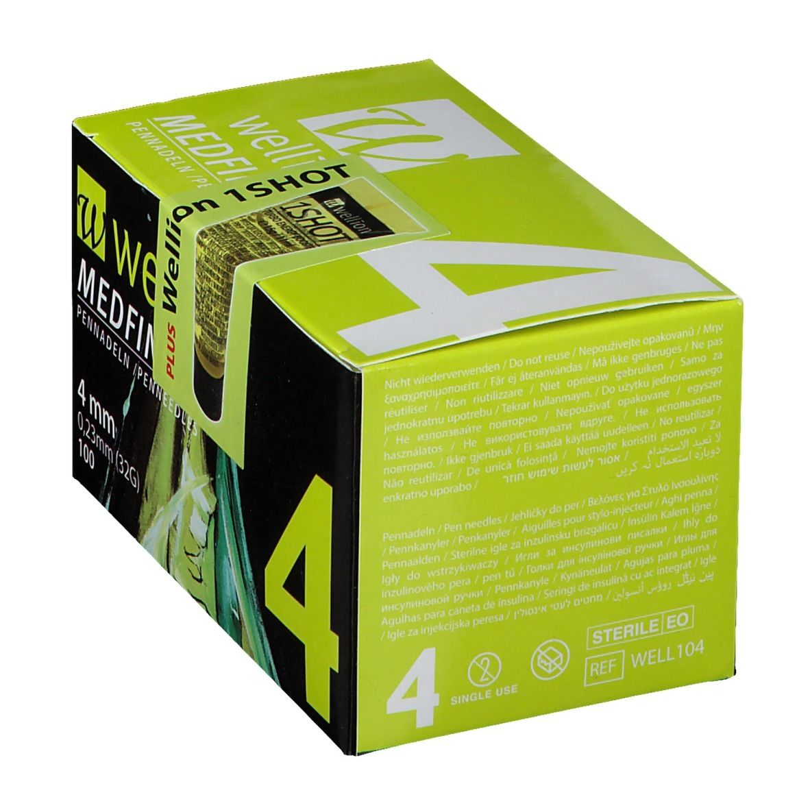 WELLION MEDFINE plus Pen-Nadeln 4 mm
