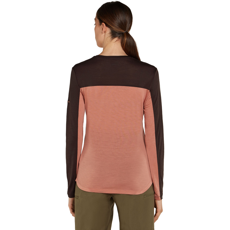 Icebreaker Damen 125 Cool-Lite Sphere Colour Black Longsleeve