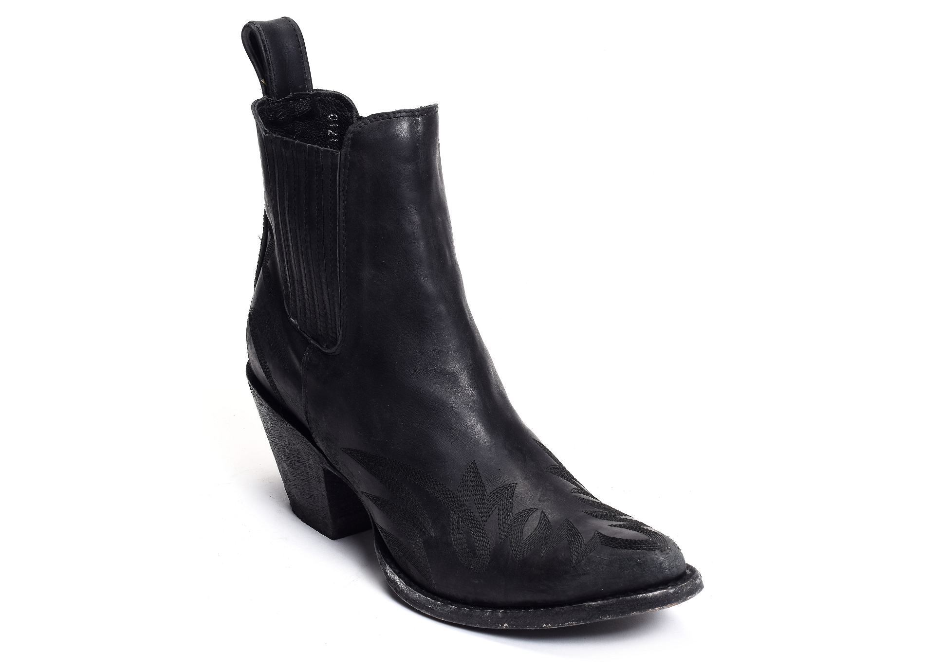 Gaucho long stitch noir