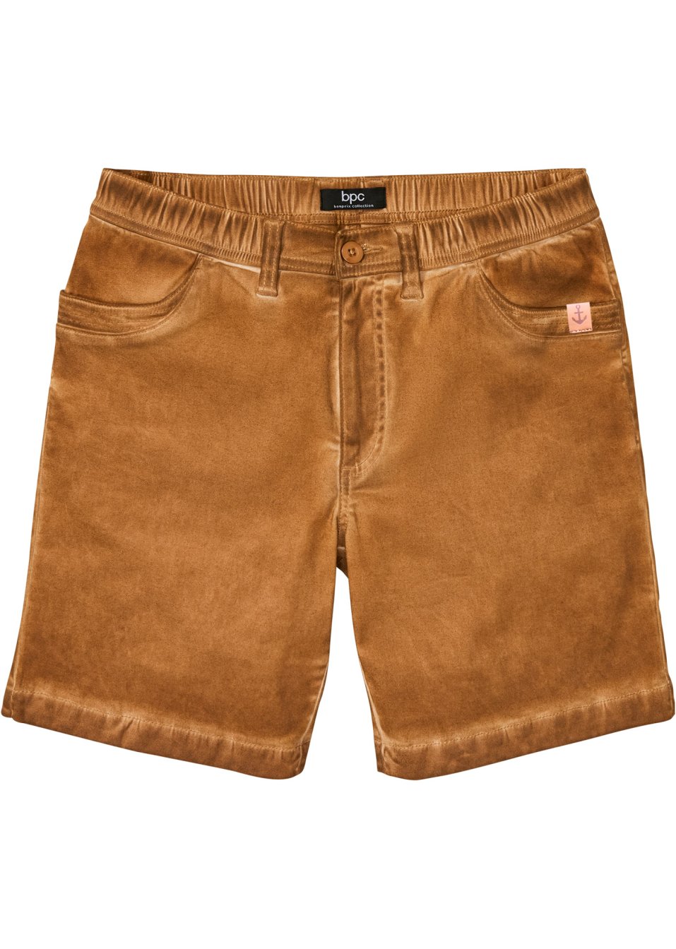 Short extensible aspect délavé, Regular Fit