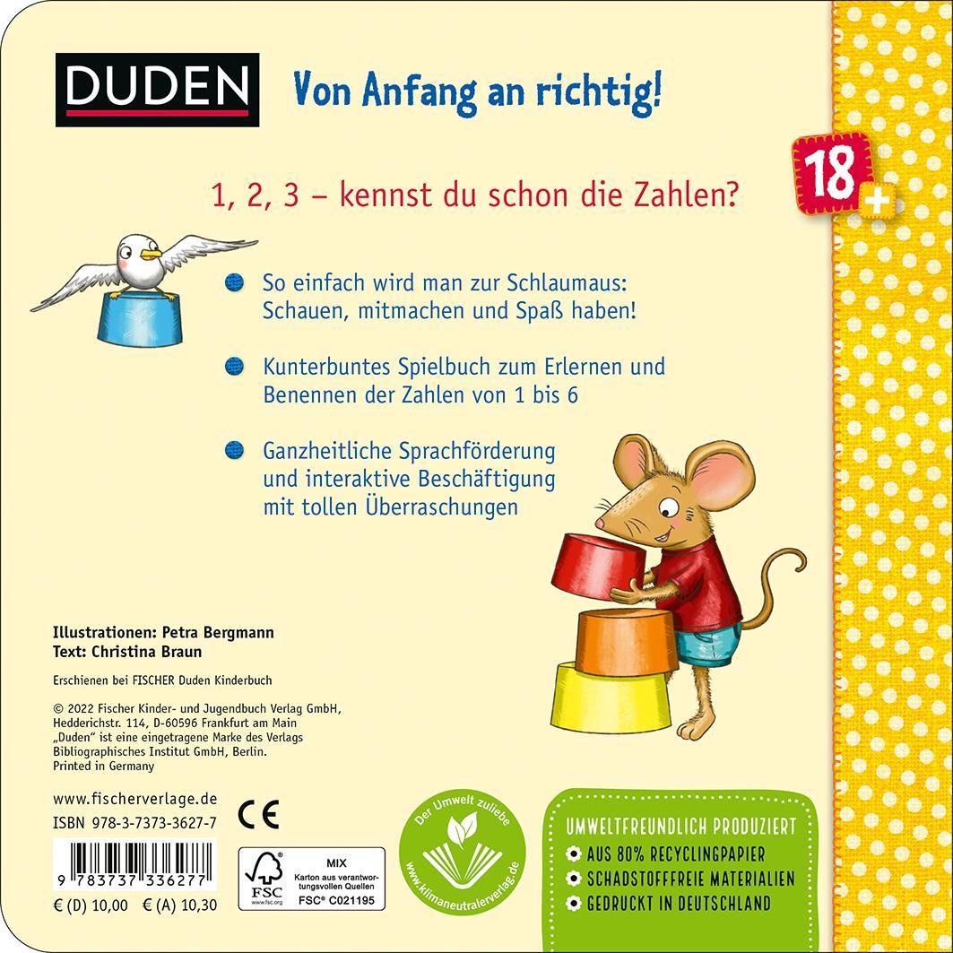 Duden 18+: Für kleine Schlaumäuse: Zahlen (Lustiges Mitmach-Buch für die Kleinsten)
