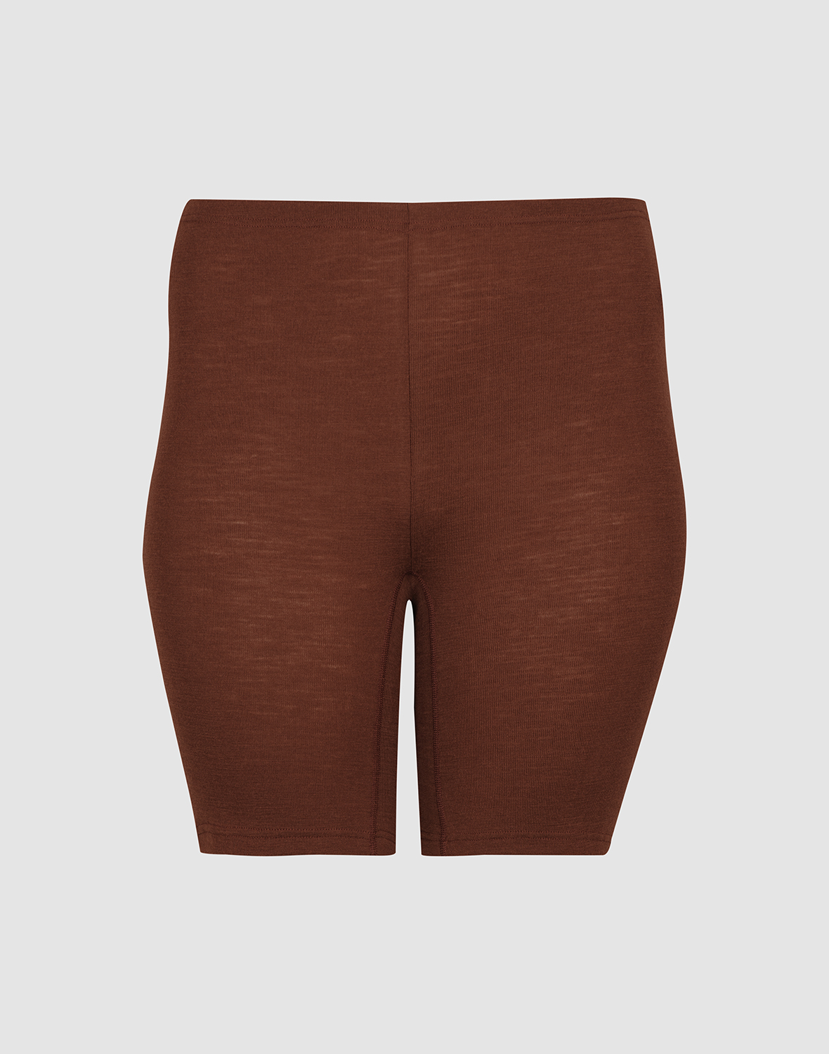 Plus size shorts van merinowol voor dames
