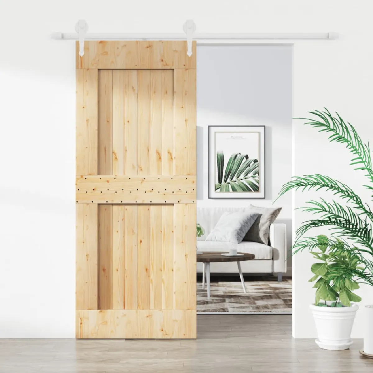 vidaXL Porte coulissante 85x210 cm