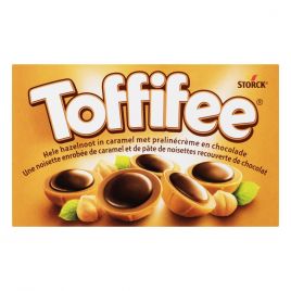Toffifee Hele hazelnoot in caramel met pralinecreme en chocolade
