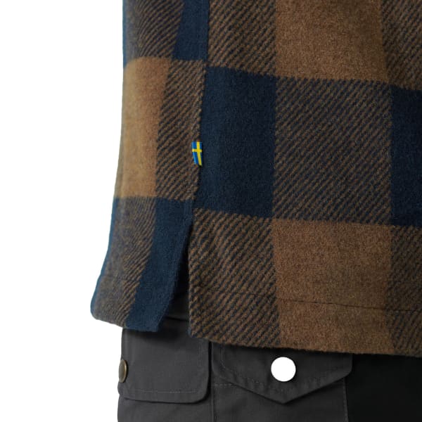Chemise FJALLRAVEN CANADA SHIRT M CHESTNUT-DARK NAVY