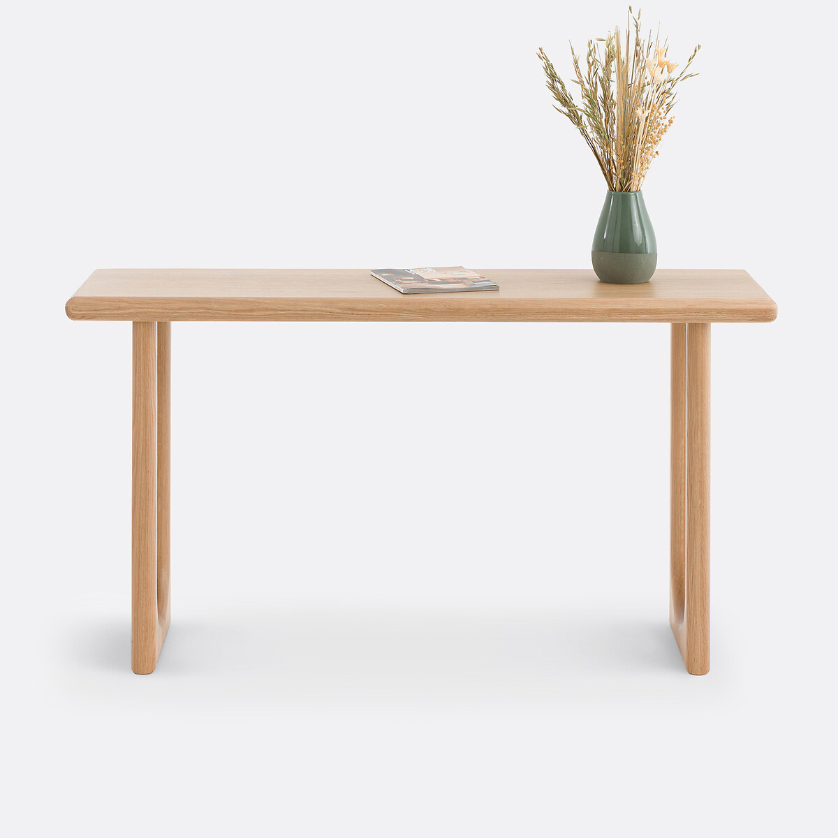 LA REDOUTE INTERIEURS<br>Mesa de parede, carvalho maciço e folheado de carvalho, Douve