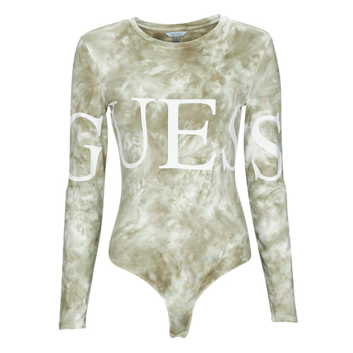 Guess - LS GUESS LOGO Kaki