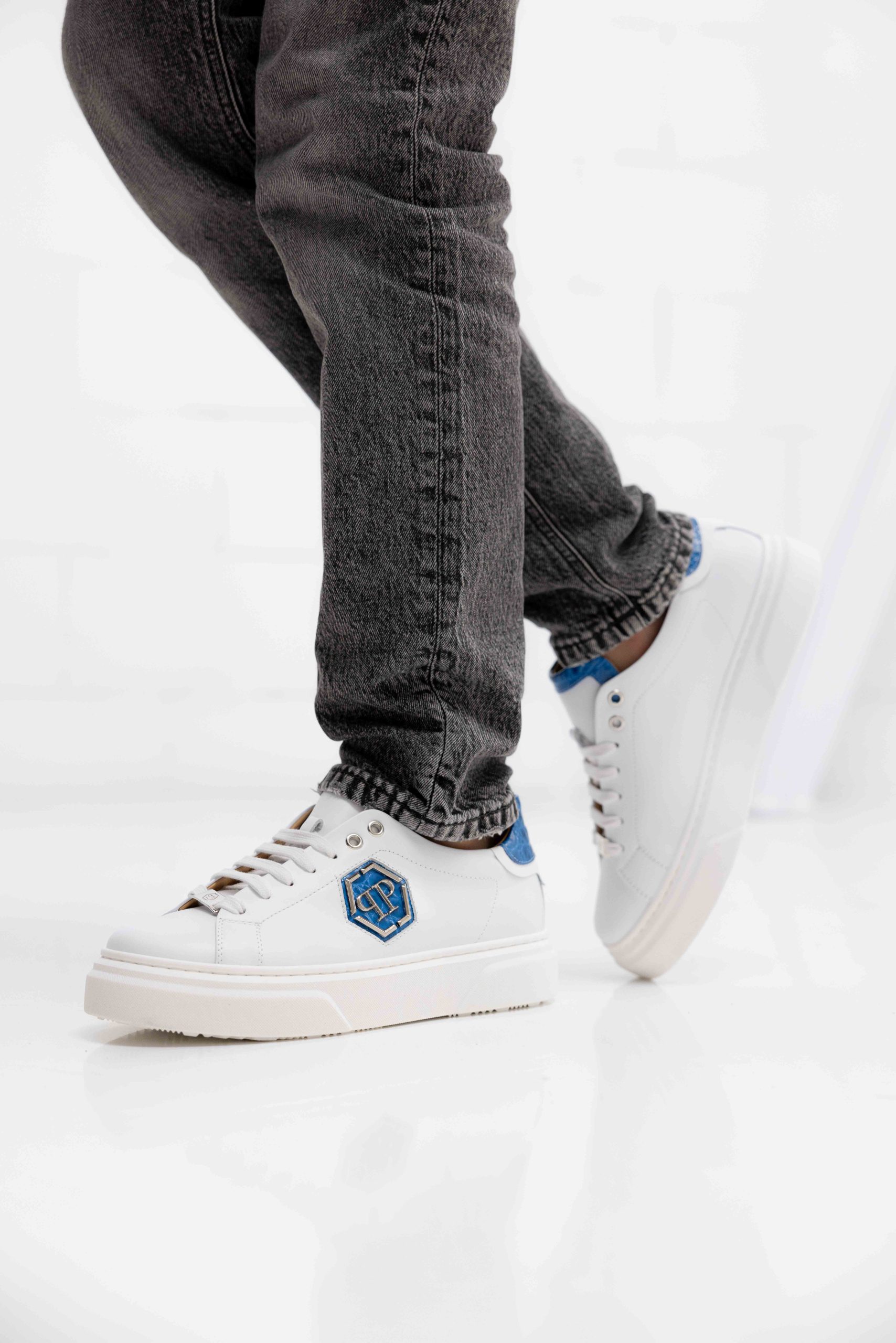 Philipp Plein 77967 Sneakers Kids Wit