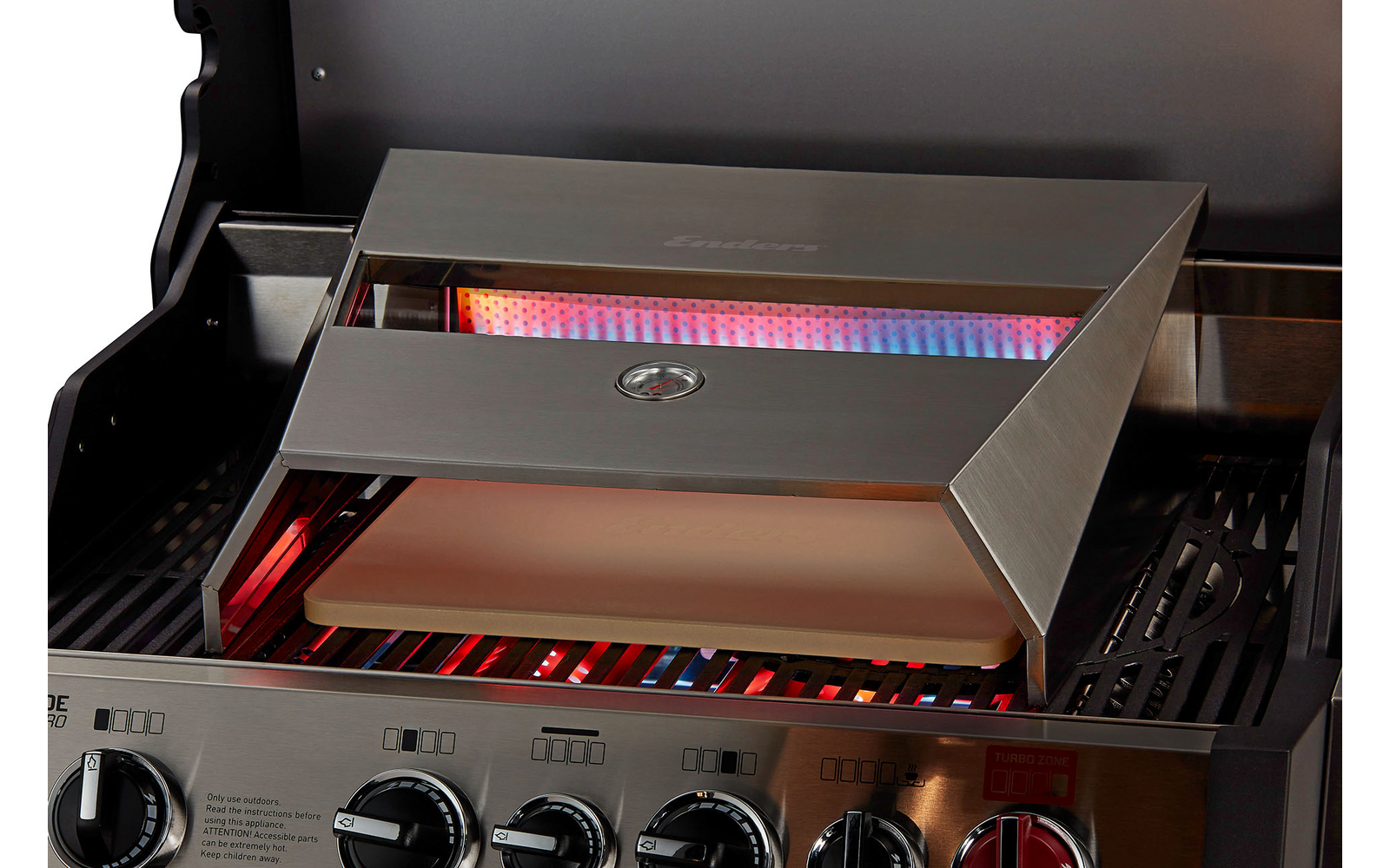 Enders Pizzacover Turbo für 3-/4-Brenner Monroe Pro und Colorado mit Backburner