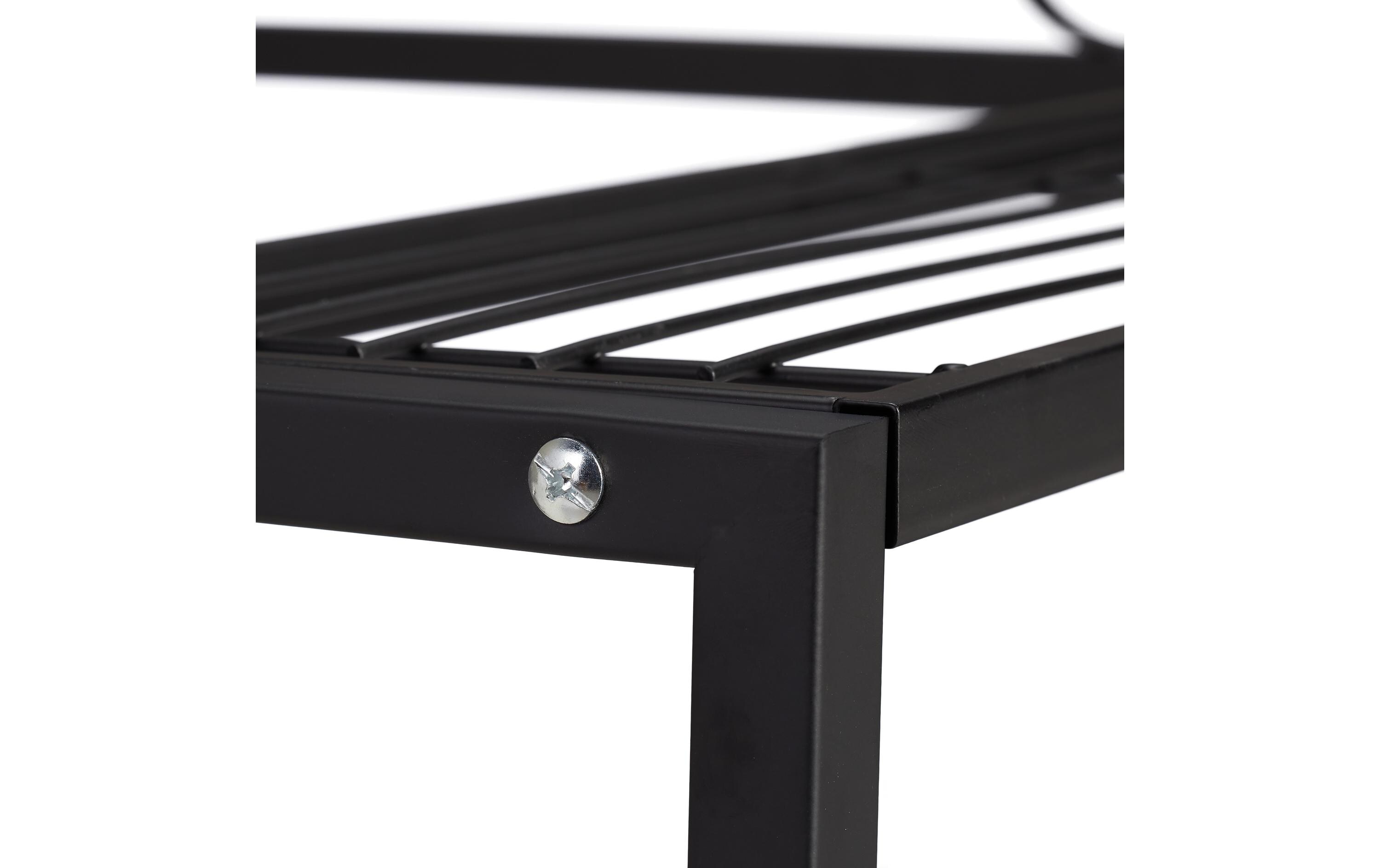 Blumentreppe 69 cm, SchwarzPflanzentreppe
