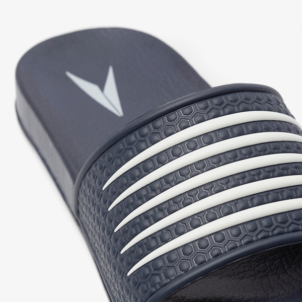 Dutchy dames badslippers blauw