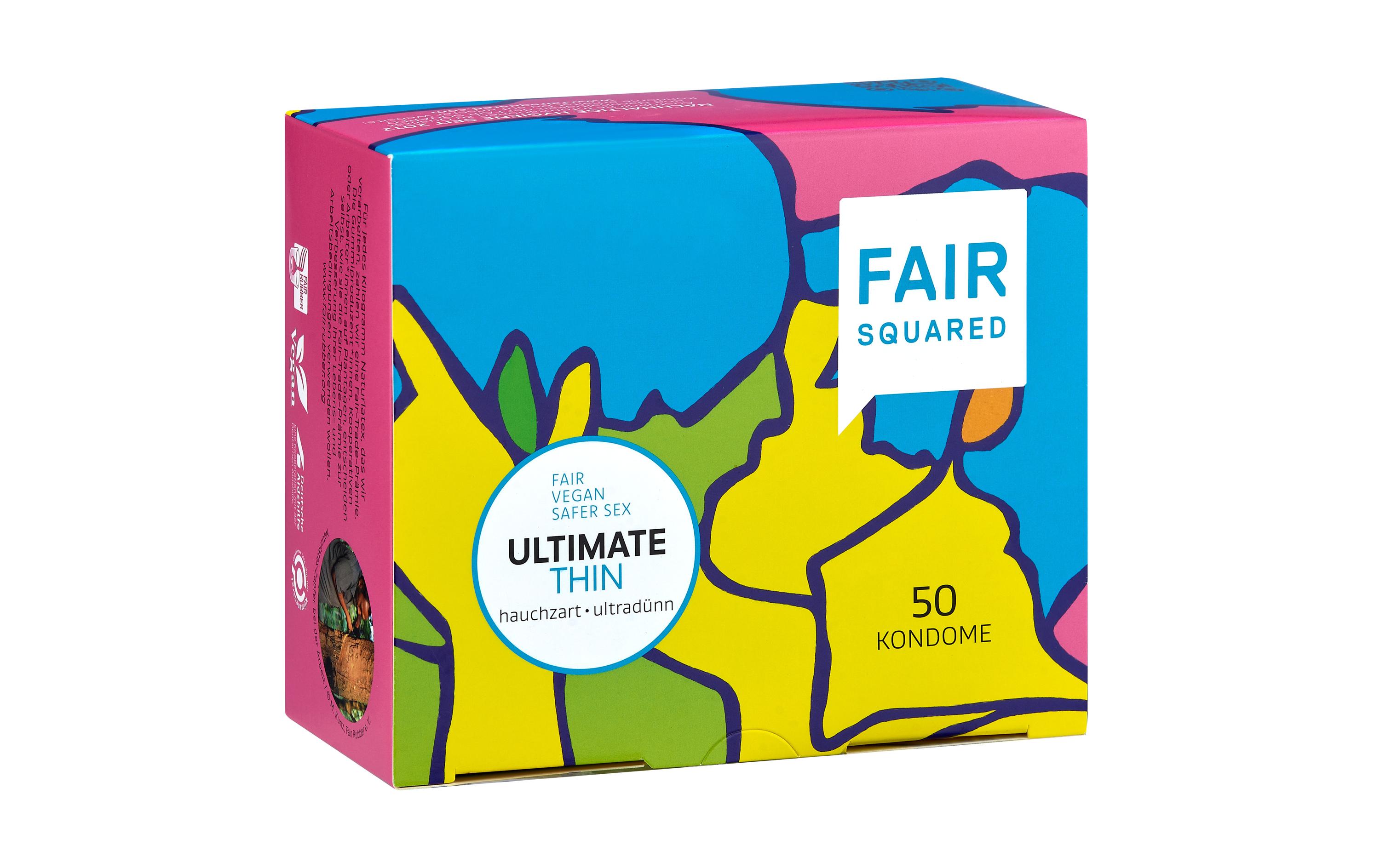 Kondome ultimate thin 50 StückHochwertige Präservative mit extra dünner Wandstärke