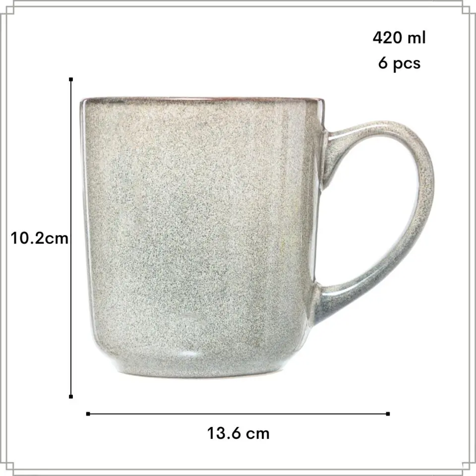 OTIX Koffiekopjes Set van 12 Espresso Kopjes 80ml 420ml Koffietassen