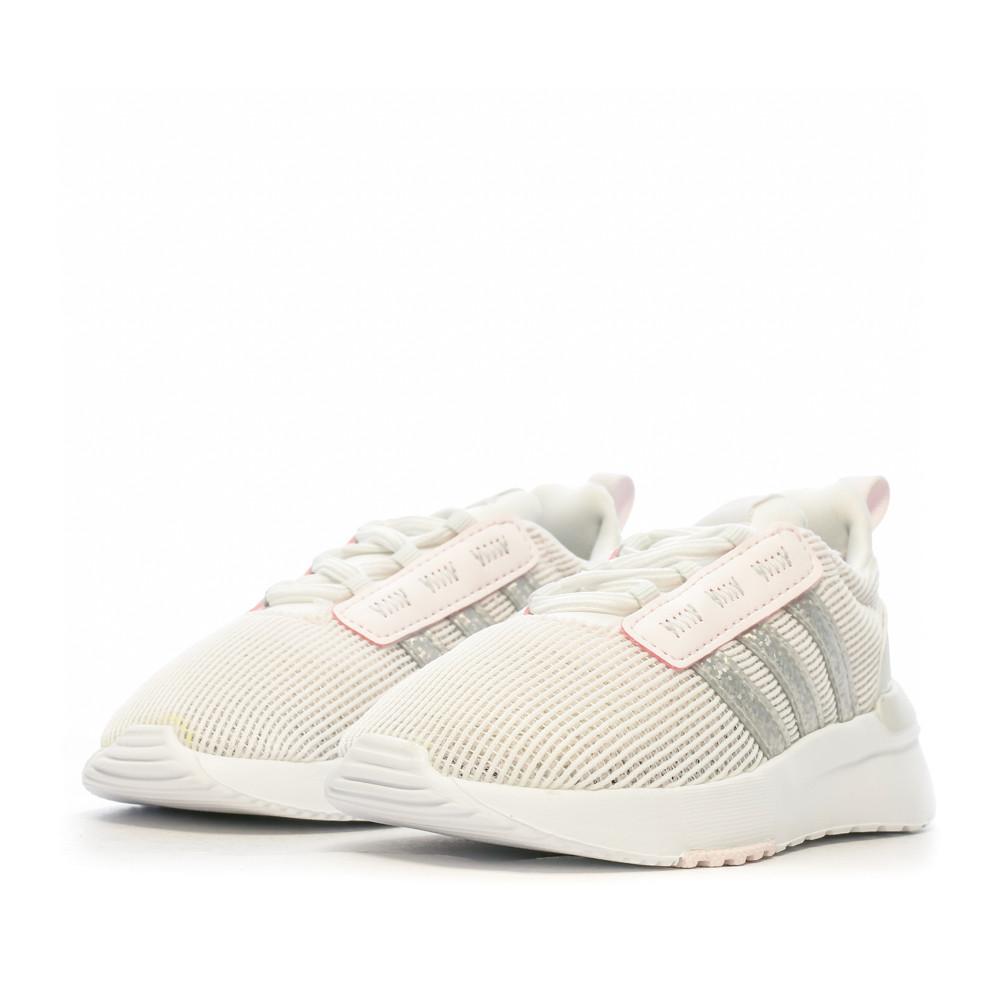 Adidas Baskets Blanche Fille Bébé Adidas Racer Tr21