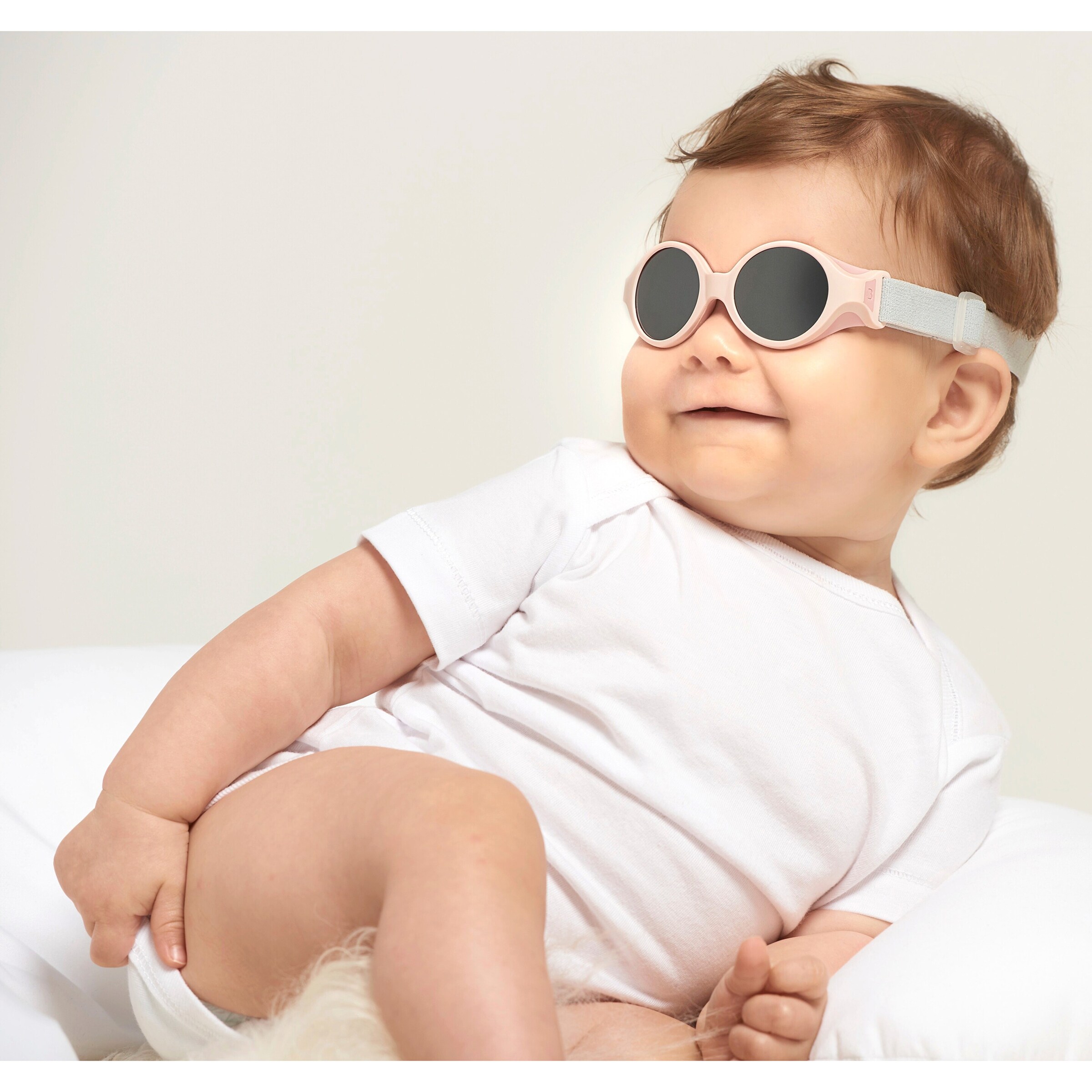 Beaba Sonnenbrille mit Gummiband 0-9 Monate rosa