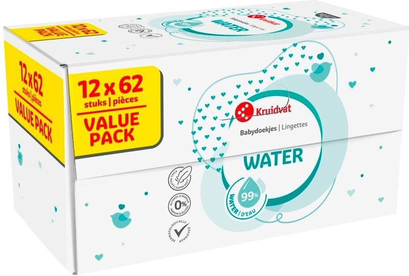Kruidvat - Baby Pure Waterdoekjes - Billendoekjes - 99% Water