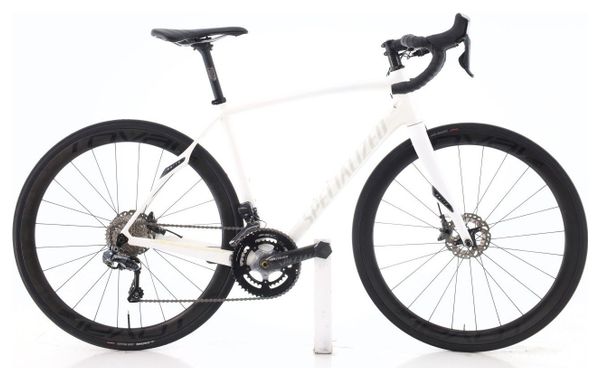 Produit reconditionné · Specialized Roubaix Carbone Di2 11V · Blanc / Vélo de route / Specialized | Très bon état