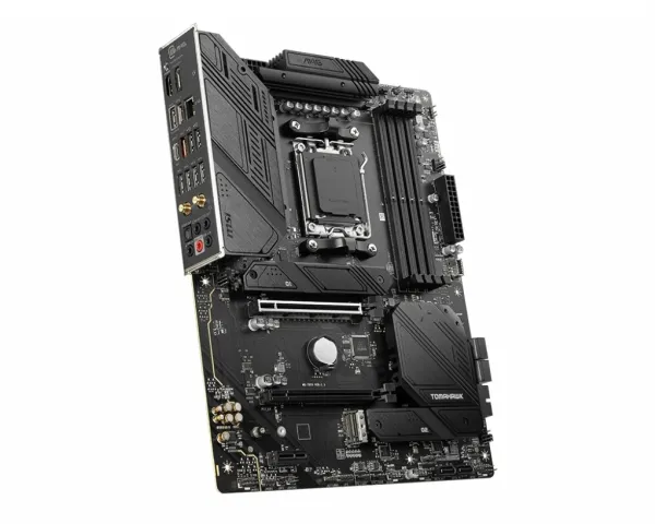 MSI MAG B650 TOMAHAWK WIFI - Bundkort - ATX - Socket AM5 - AMD B650 Chipset - USB 3.2 Gen 1, USB 3.2 Gen 2, USB-C 3.2 Gen2, USB-C 3.2 Gen 2x2 - 2.5 Gigabit LAN, Wi-Fi 6E, Bluetooth - onboard grafik (CPU påkrævet) - HD Audio (8-kanaler)