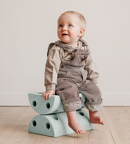 MODU B?rneskammel - 4 Dele - Ocean Mint/Forest Green