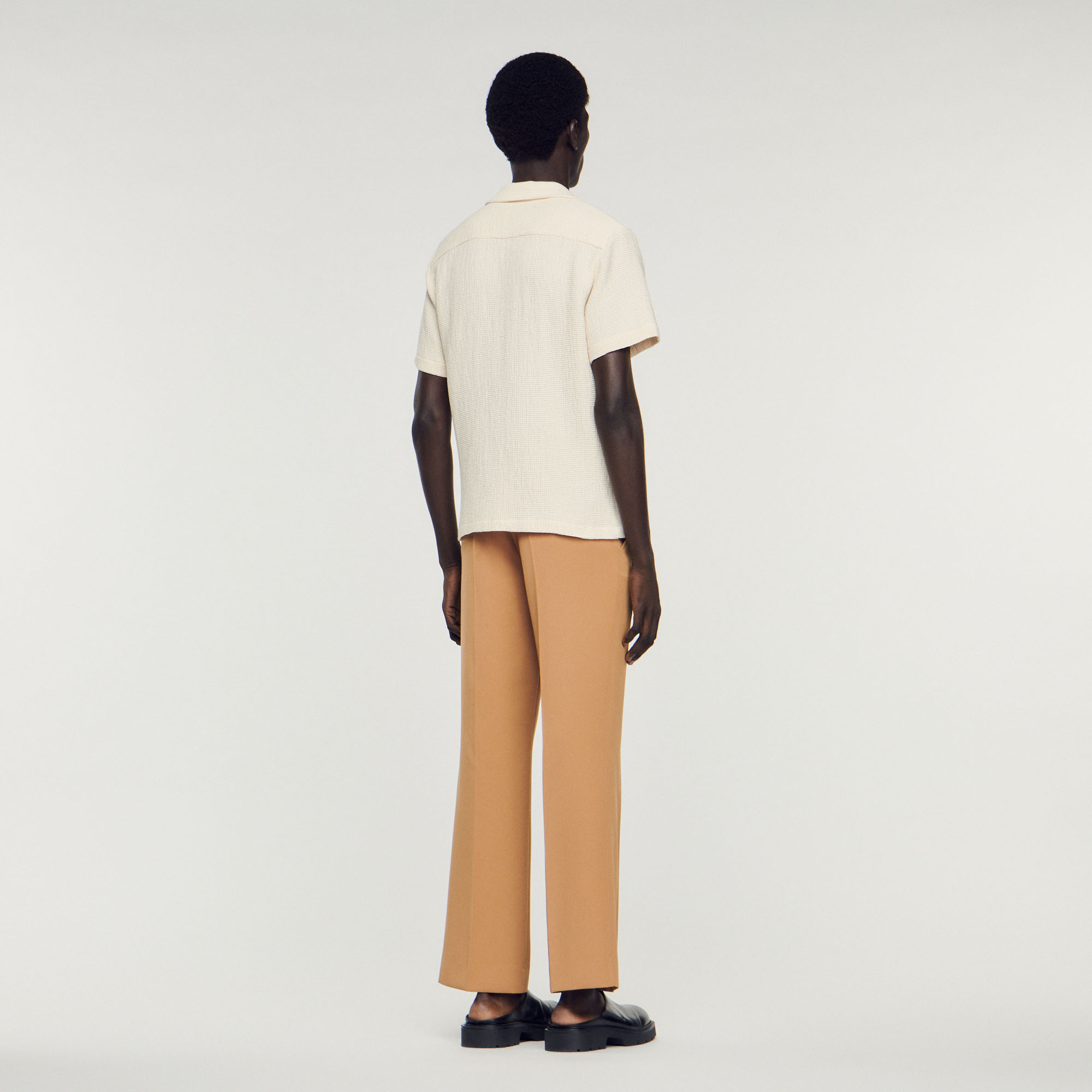 Chemise nid d'abeille