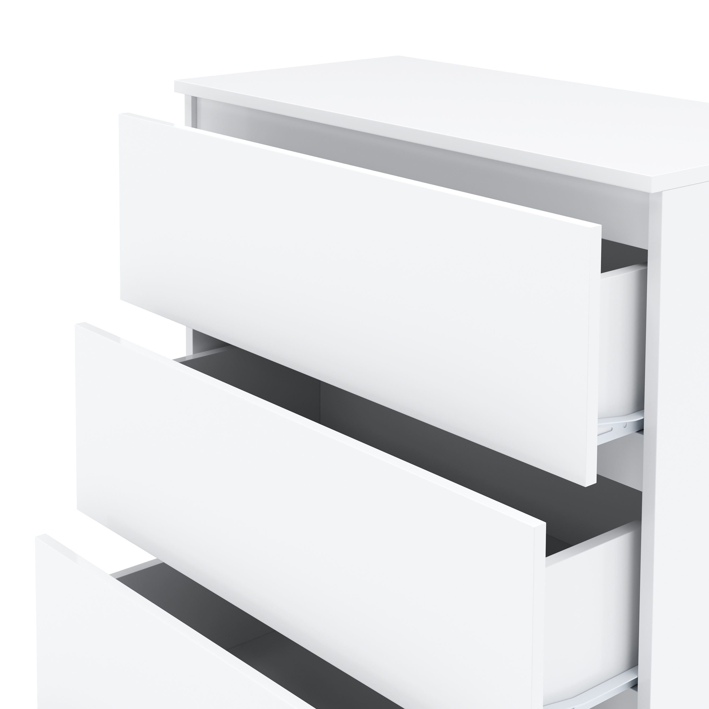 Kommode TALA 4 Schubladen 70 x 100 cm weiss