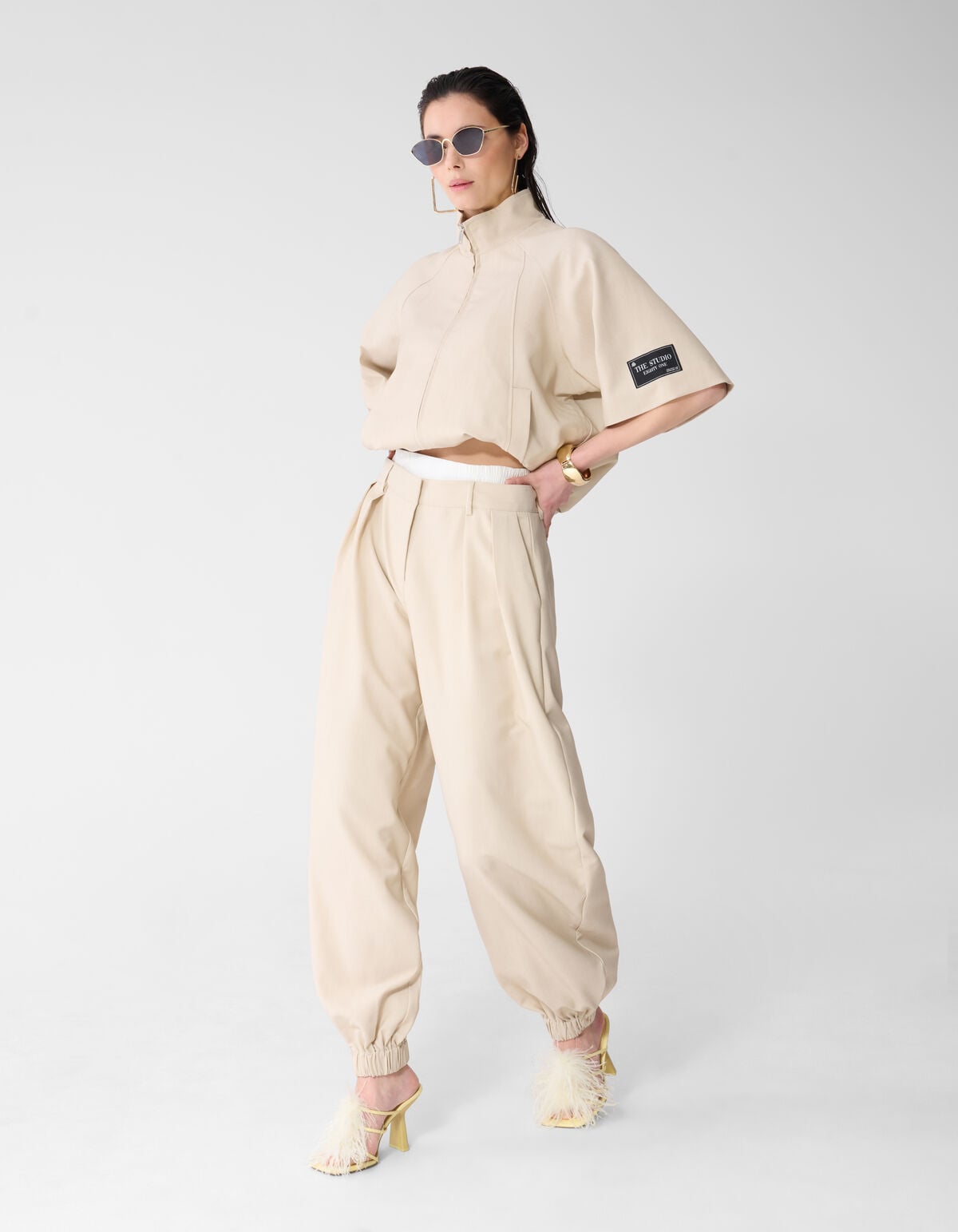 Sporty Suit Broek Zand